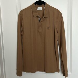 Burberry long-sleeve polo shirt